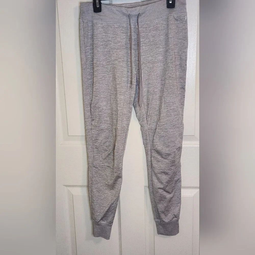 Danskin Now M Heater Gray Elastic Waist Women's Joggers